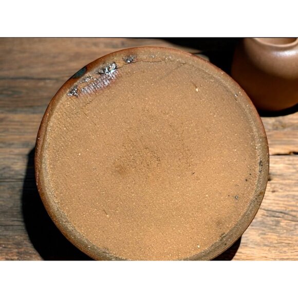 Martindale Art Pottery Creamer and Honey Pot Lidded Sugar Signed - Picture 15 of 16